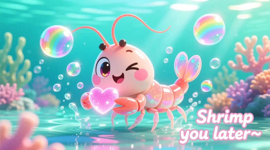 Caption Ready Shrimp Pickup Lines