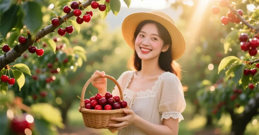 Beautiful Cherry Pickup Lines