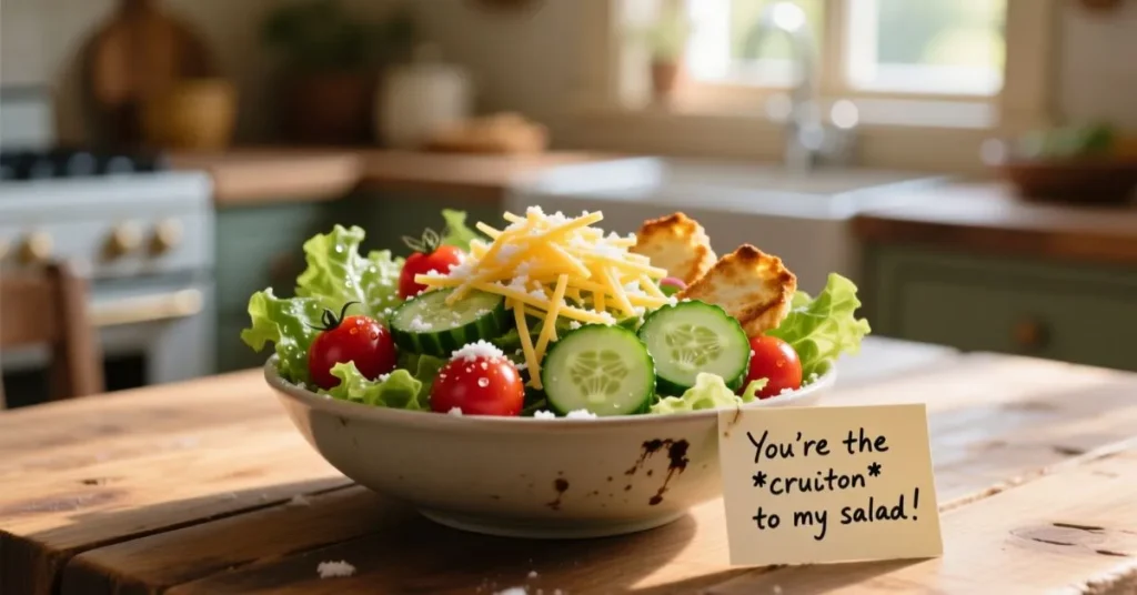 Cheesy Salad Pickup Lines