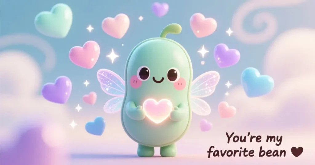 Cute Bean Pickup Lines