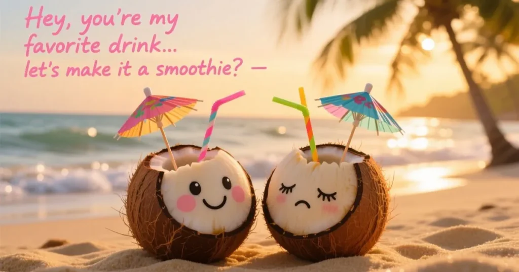 Cute Coconut Pickup Lines