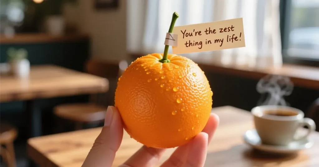 Cute Orange Pickup Lines