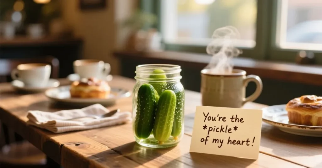 Cute Pickle Pickup Lines