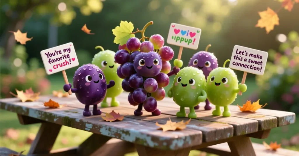 Flirty Grape Pickup Lines