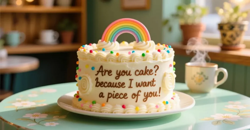 Funny Cake Pickup Lines
