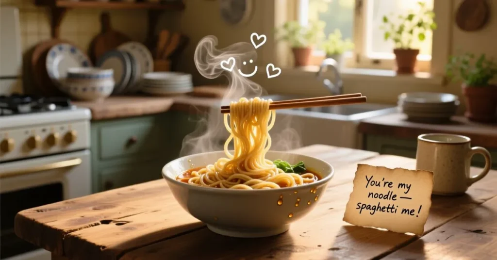 Funny Noodle Pickup Lines