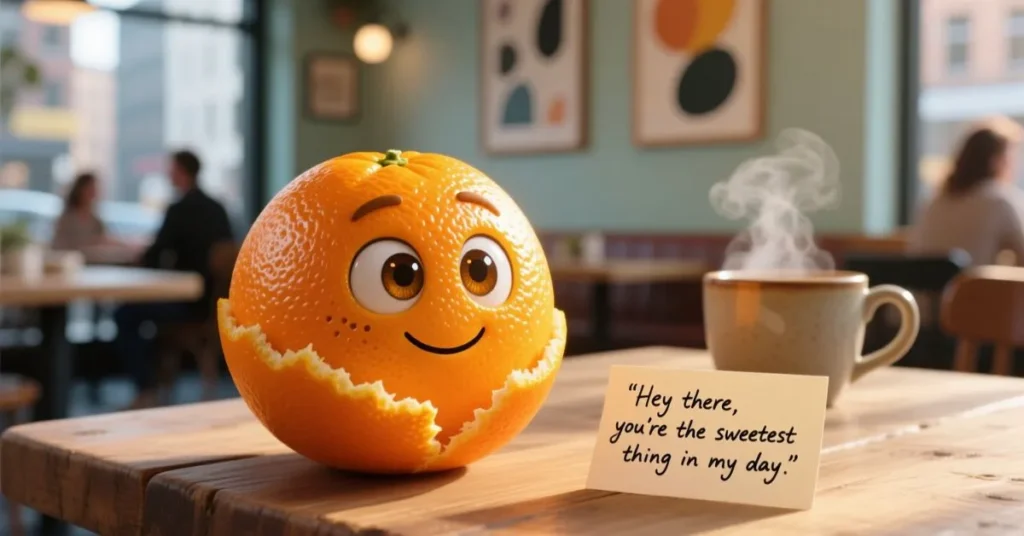 Funny Orange Pickup Lines