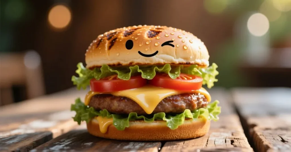 Playful Burger Pickup Lines