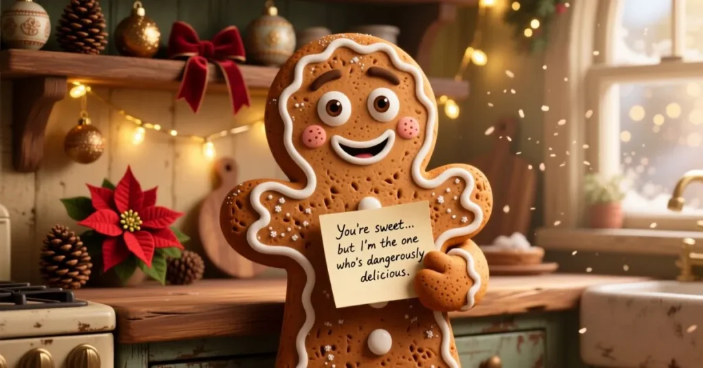 Playful Spicy Gingerbread Pickup Lines