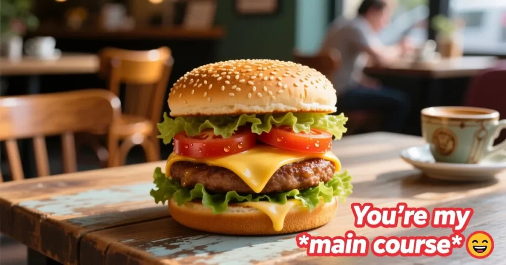 Short & Sweet Burger Pickup Lines