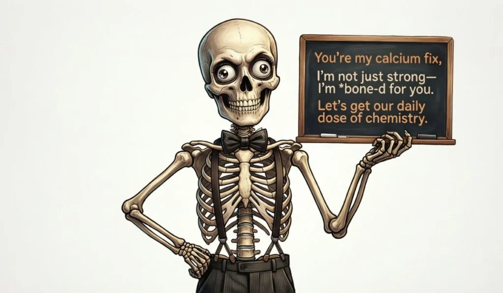 Cheeky Calcium Pickup Lines