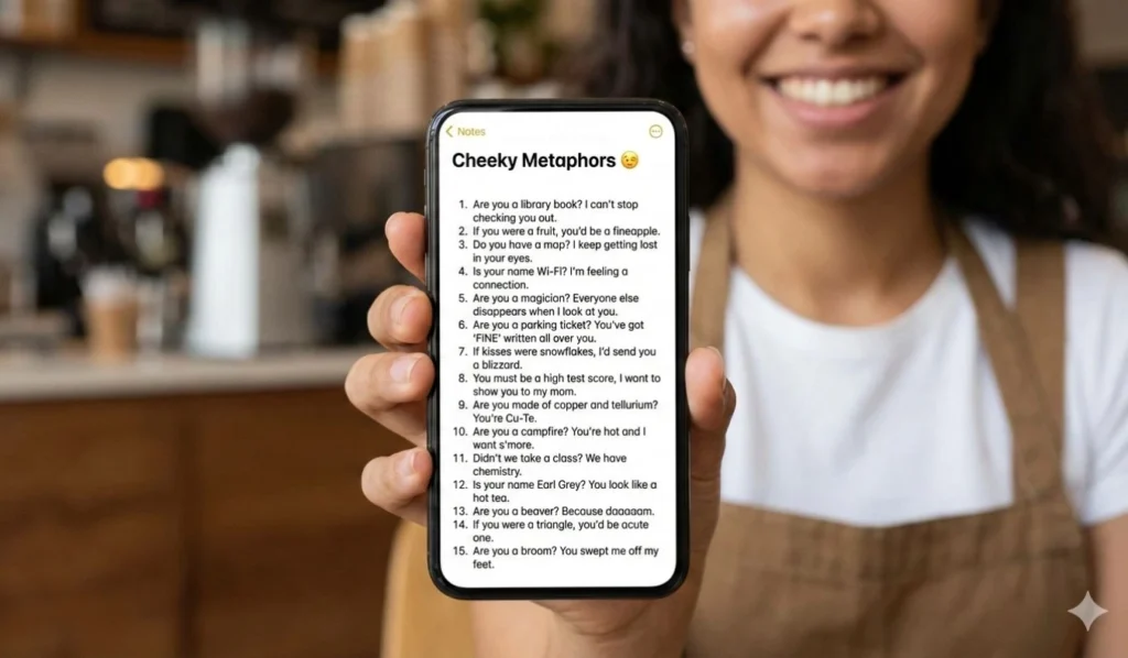 Cheeky Metaphor Pickup Lines