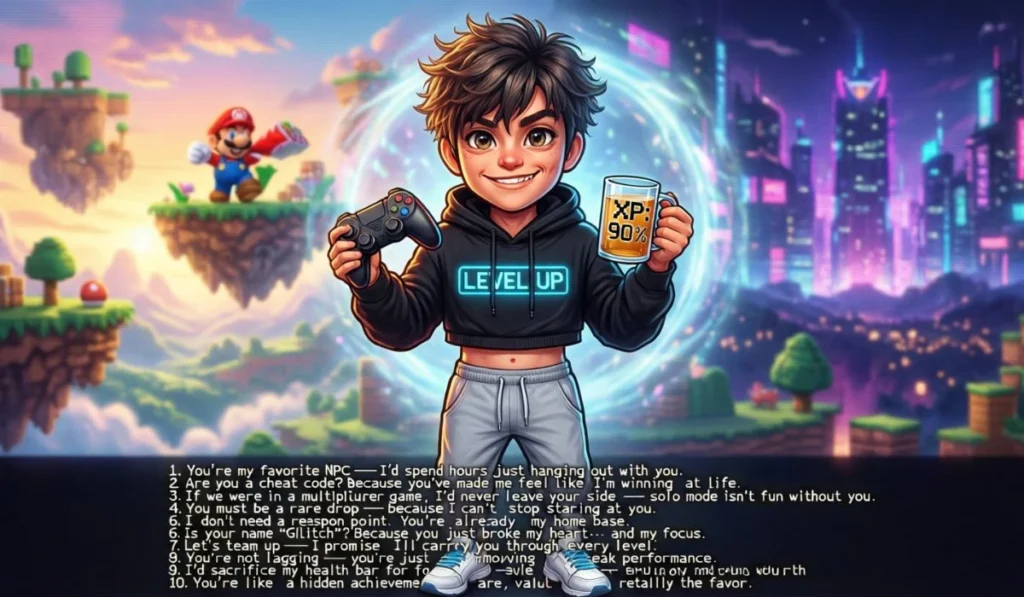 Geeky Gaming Pickup Lines