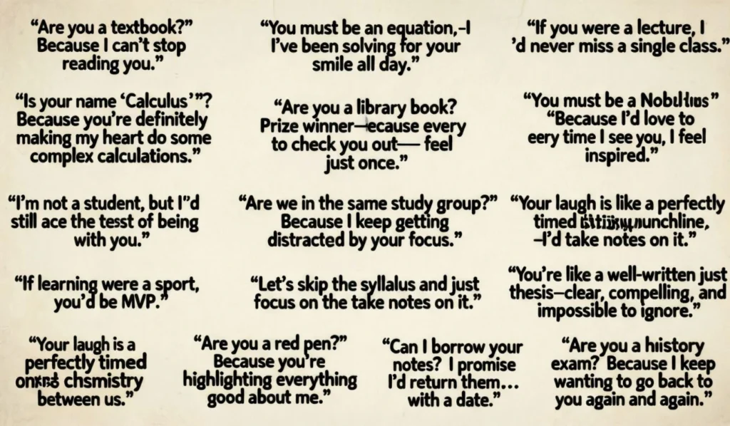 Smart Education Pickup Lines