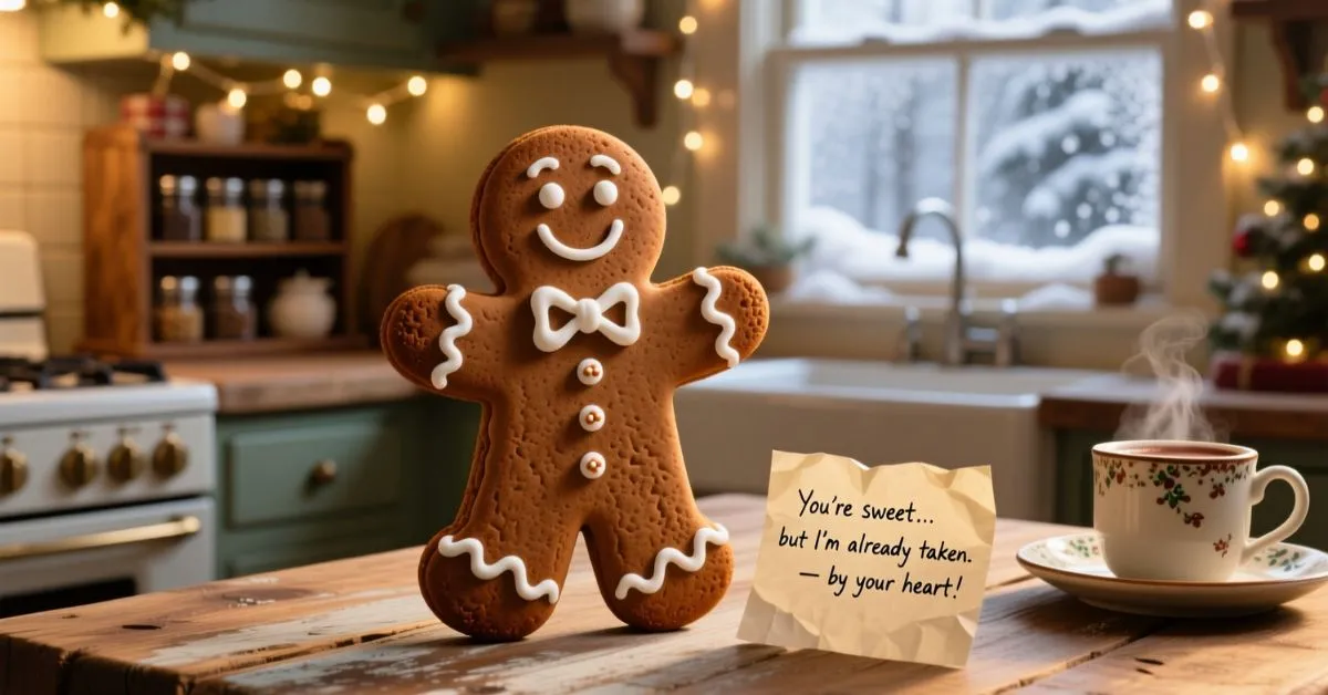 Gingerbread pickup line