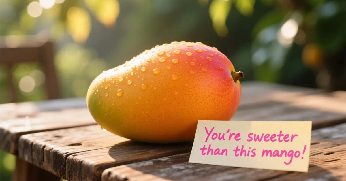 Mango Pickup Line