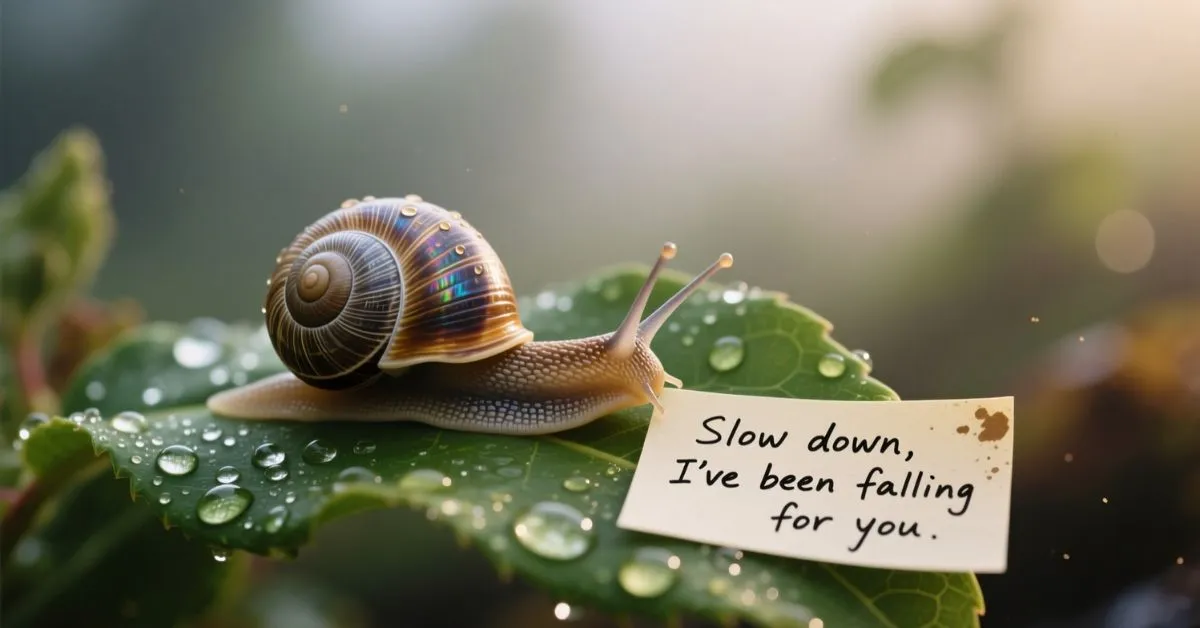 Snail Pickup Lines